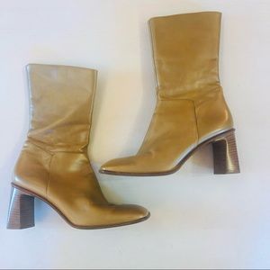 Paul Green Square Toe Stack Heel 70’s Boots